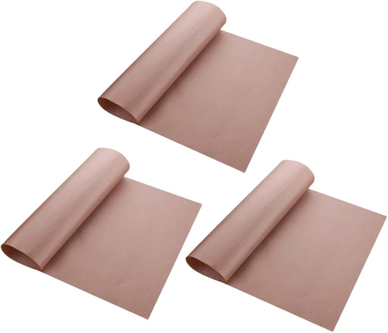 Cabilock 3 Piece Non Stick Oven Tray Liner Set Reusable Baking Mat - Image 1